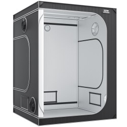 Kasviteltta 150x150x200 cm 22 mm teräsrunko heijastava 2000D sisäpinta tarkkailuikkunalla