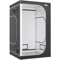 Kasviteltta 2000D Oxford-kangas 122 x 122 x 203 cm heijastava Mylar tarkkailuikkunalla