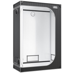 Kasviteltta 122 x 61 x 183 cm 2000D Oxford-kangas heijastavalla sisäpinnalla