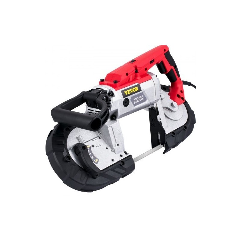 Kannettava vannesaha 1100 W 127 mm leikkuukapasiteetti teräkselle puulle ja putkille