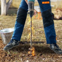 Istutuskaira PCM-terästä 38 mm halkaisija 420 mm pituus istutukseen