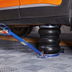 Ilmatunkki 5 tonnia kolmipussinen nostokorkeus 140–470 millimetriä kuusi teräsputkea