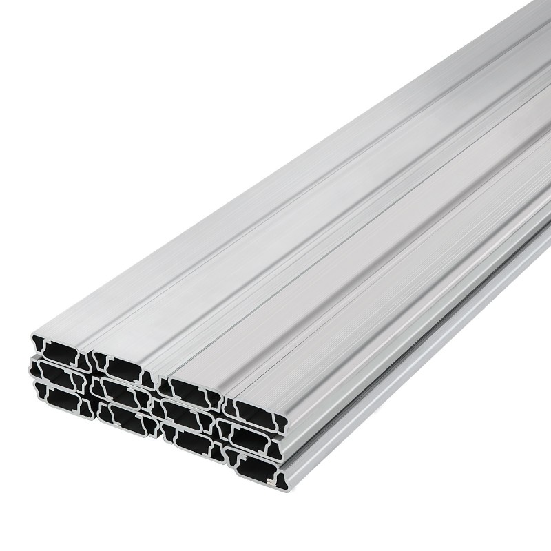 Jousilanka ja lukituskanava 2 m alumiiniseoksinen PE-pinnoitettu 30 kpl kasvihuoneeseen