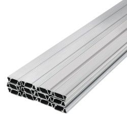 Jousilanka ja lukituskanava alumiiniseos PE-pinnoitettu 40 kpl 2 m kasvihuoneeseen