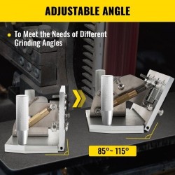 Nauhahiomakoneen veitsiohjain alumiiniseos ja ruostumaton teräs ABS 250 mm 85°–115°