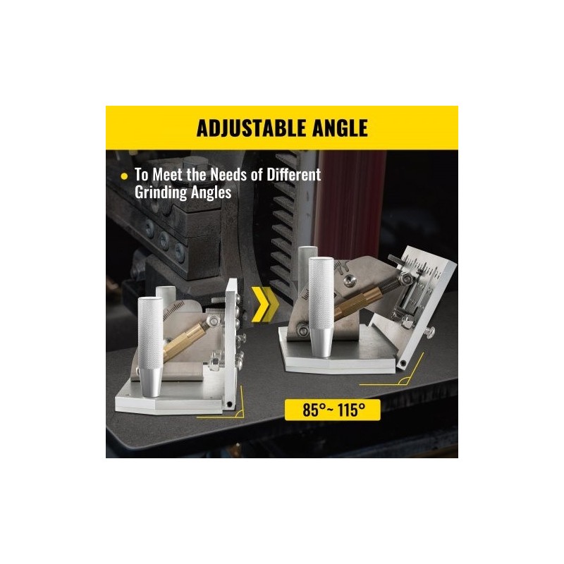 Nauhahiomakoneen veitsiohjain alumiiniseos ja ruostumaton teräs ABS 250 mm 85°–115°