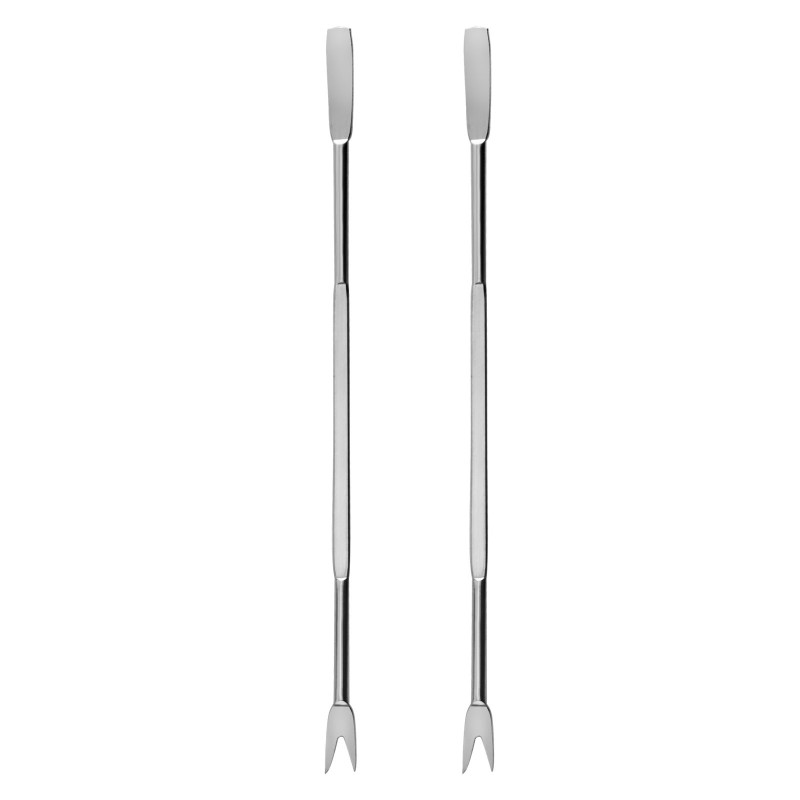 Rapujen ja hummerin saksimurskain alumiini ja ruostumaton teräs kaksi neulaa