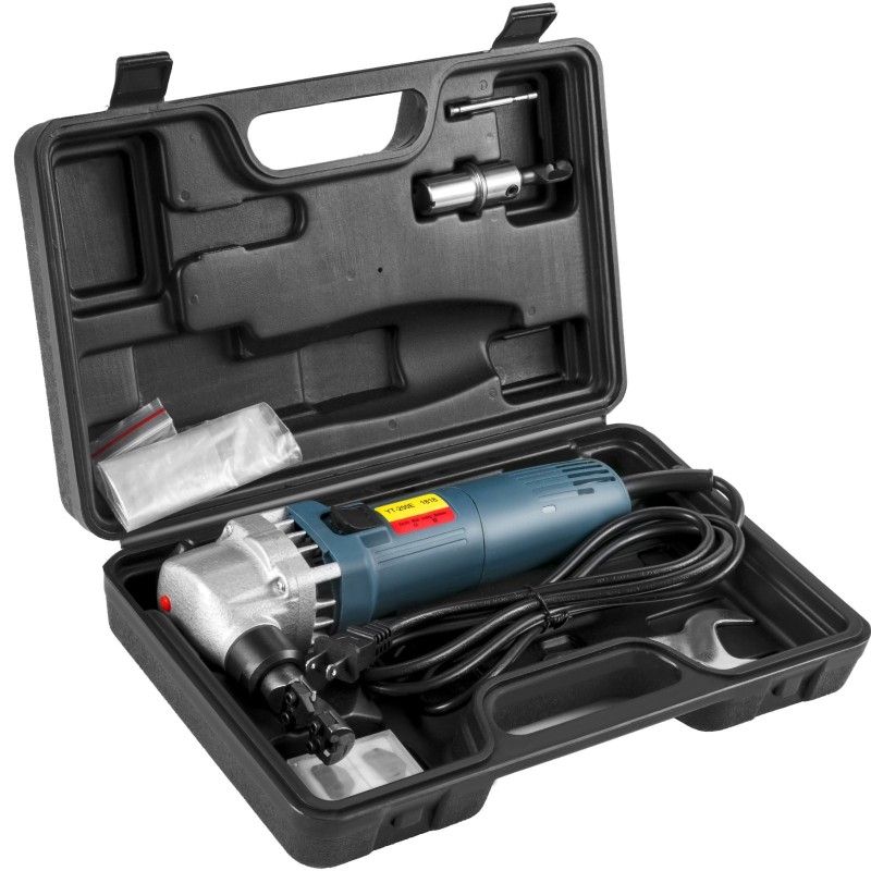 Sähkökäyttöinen peltinibbleri 380W 220V 1800RPM 1,8 mm leikkauspaksuus 360 astetta säädettävä