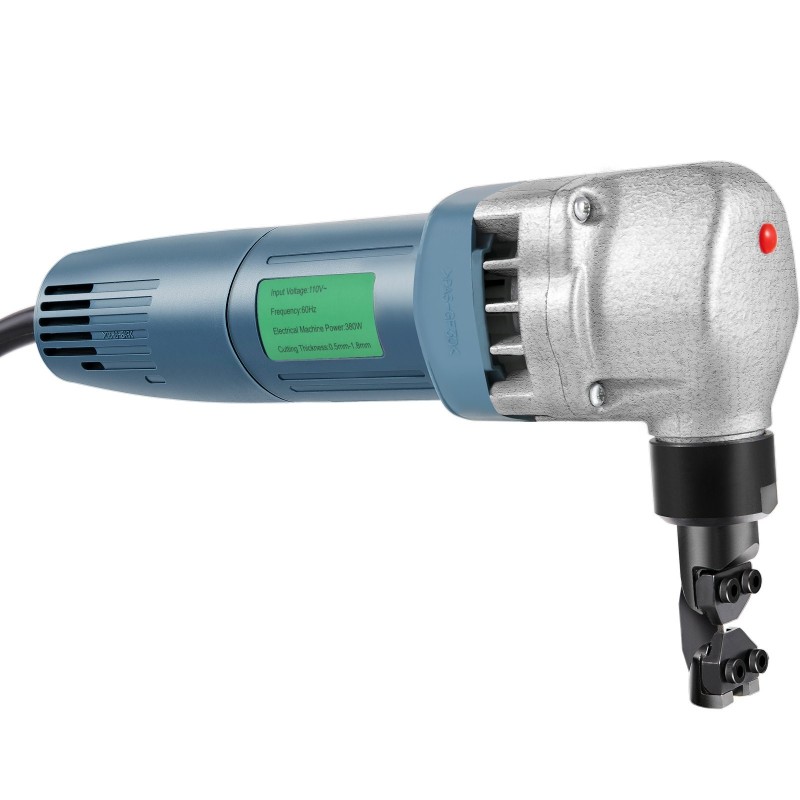 Sähkökäyttöinen peltinibbleri 380W 220V 1800RPM 1,8 mm leikkauspaksuus 360 astetta säädettävä