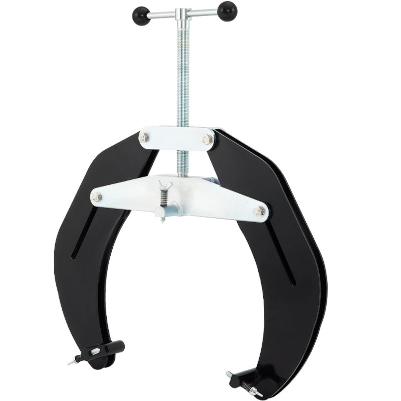 Putkikiristin hiiliteräsrunko 12,7–30,5 cm halkaisijalle hitsaukseen kevyt hienosäätöruuvein