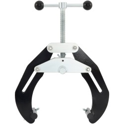 Putkipuristin hiiliteräsrunko 5 1 15 2 cm halkaisijoille putkien kohdistukseen kevyt pikatoimisilla säätöruuveilla