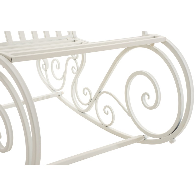 Antiikkityylinen keinutuoli sisä- ja ulkokäyttöön, säänkestävä rautarakenne