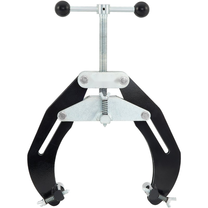 Putkipuristin hiiliteräsrunko 5,1–15,2 cm halkaisijoille putkien kohdistukseen kevyt pikatoimisilla säätöruuveilla