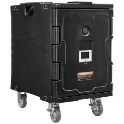 Eristetty ruoka-astialaatikko 90 litraa ei-sähköinen kantokahvat solkilukko catering-käyttöön