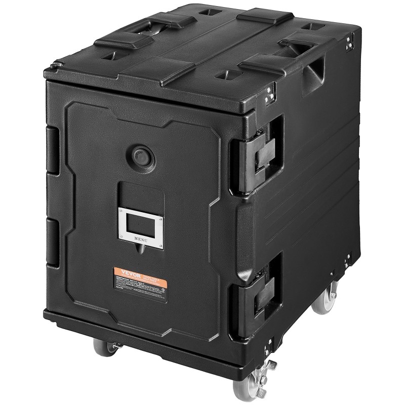 Eristetty ruoka-astialaatikko 90 litraa ei-sähköinen kantokahvat solkilukko catering-käyttöön