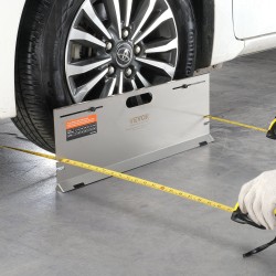 Pyörän aurauskulman mittauslevyt kaksi ruostumatonta levyä neljä kohdistustankoa kaksi viiden metrin mittanauhaa