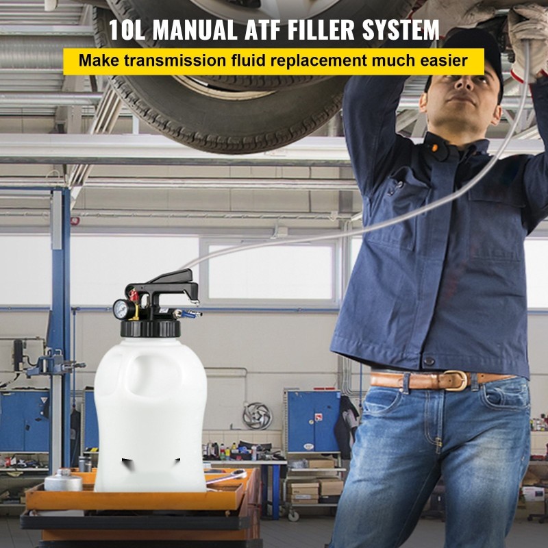 Automaattivaihteiston öljynsiirtopumppu 10 l pneumaattinen kupari ja muovi 14 adapteria