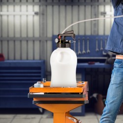 Automaattivaihteiston öljynsiirtopumppu 10 l pneumaattinen kupari ja muovi 14 adapteria