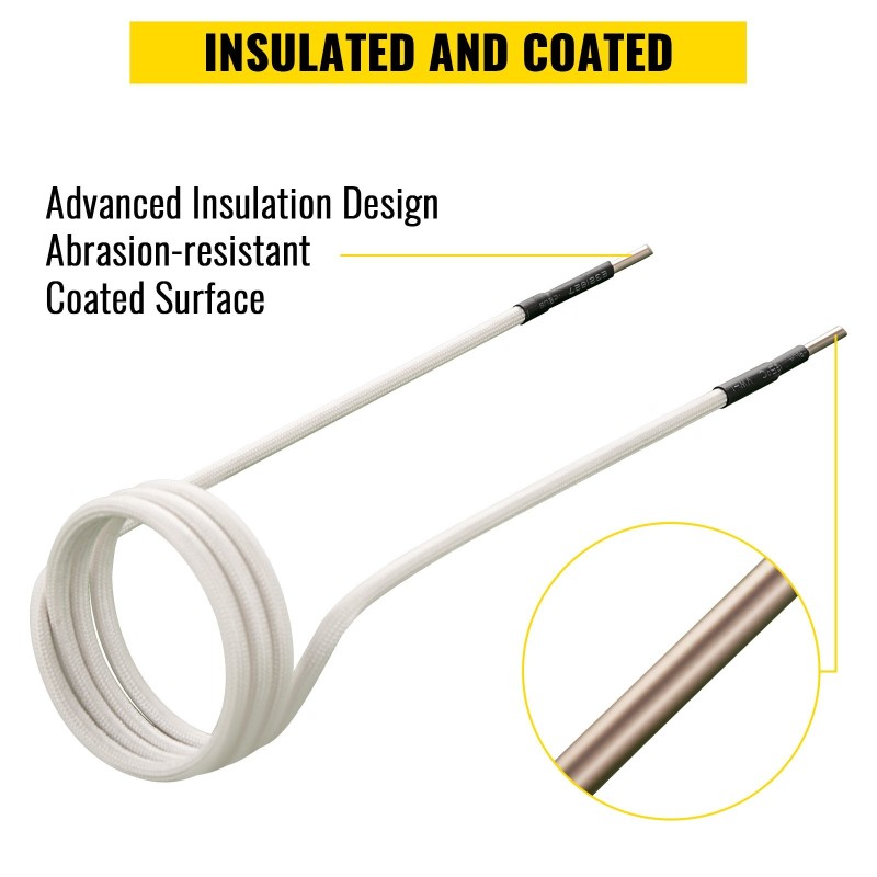 Induktiokelasarja 8-osainen termoplastipinnoitettu taipuisa ruostuneiden pulttien irrotukseen