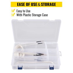 Induktiokelasarja 8-osainen termoplastipinnoitettu taipuisa ruostuneiden pulttien irrotukseen