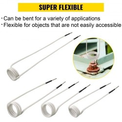 Induktiokelasarja 8 kpl eripituisia joustavia keloja ruostuneiden pulttien ja muttereiden irrotukseen