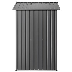 Metallinen pihavarasto galvanoitu teräs mitat 1860×1210×1841 mm lukittavat kaksoisovet neljä tuuletusaukkoa