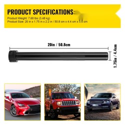 Sisäraidetangon irrotustyökalu kestävä teräsrakenne kaksitoista adapteria puoli tuuman liitäntä säilytyslaukku