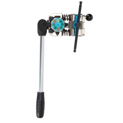 Jarruputken laippatyökalu 45 asteen yksöis-, kaksois- ja kuplalaipoille 3/16–3/8 tuumaisille