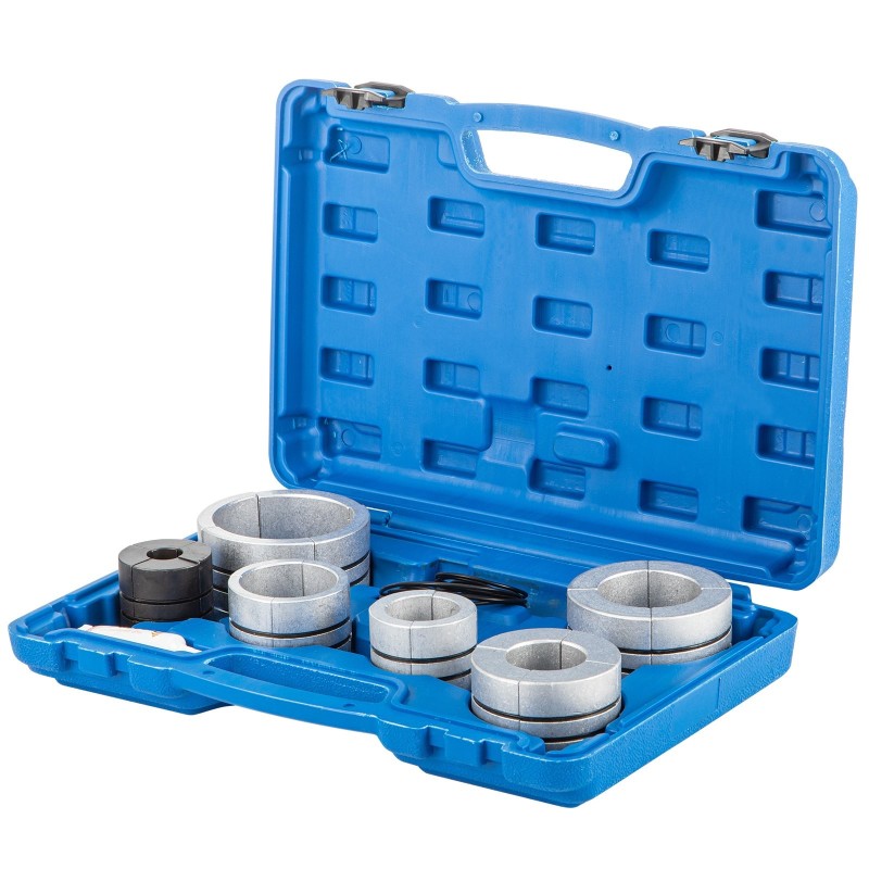 Hydraulinen pakoputken laajenninsarja 4,1–10,8 cm 10 tonnin jalkapumpulla alumiini ja teräs säilytyslaukuilla