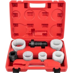 Pakoputken venytys- ja laajennussarja teräs- ja alumiiniseoksesta 1-5/8"–4-1/4" 7-osainen