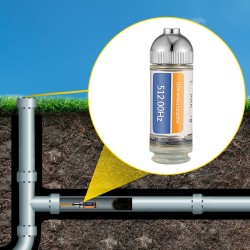 Sondi 512 Hz vesitiivis 304-teräsliittimet 2 adapteria viemärien paikantamiseen