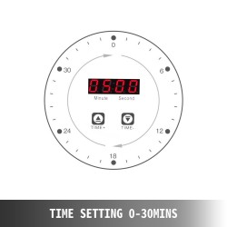 Ultraäänipesuri kymmenen litran ruostumattomasta teräksestä lämmityksellä ajastimella korujen puhdistukseen