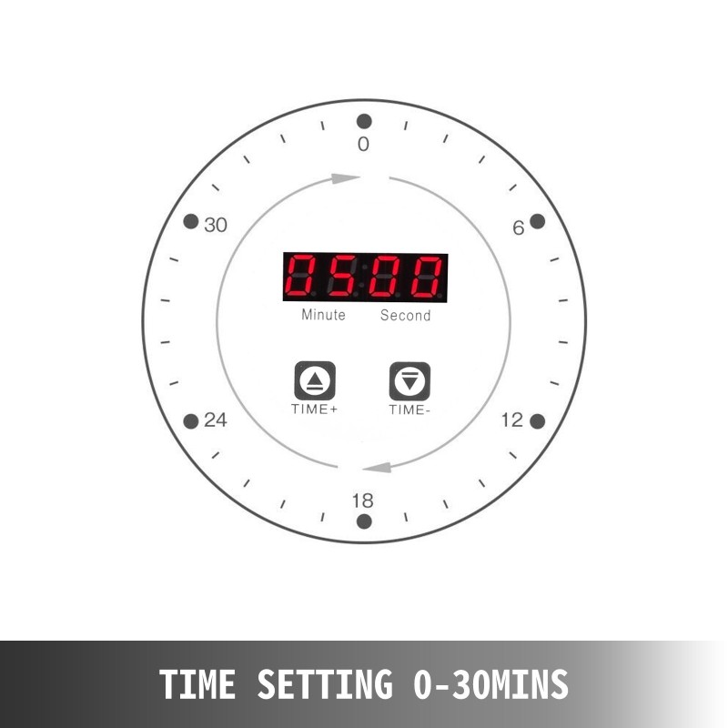 Ultraäänipesuri kymmenen litran ruostumattomasta teräksestä lämmityksellä ajastimella korujen puhdistukseen