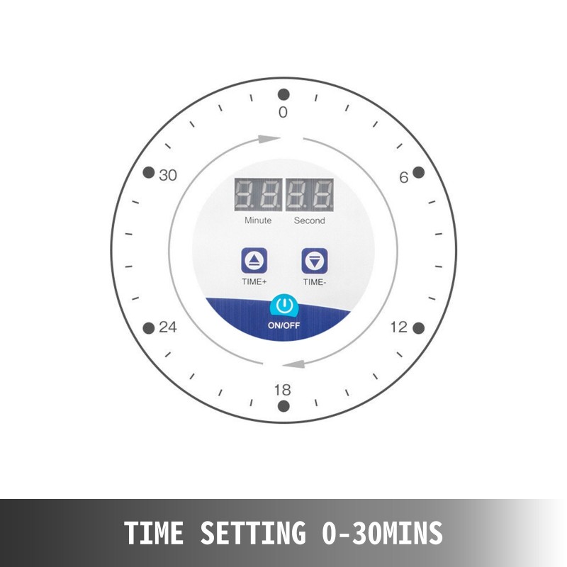 Ultraäänipuhdistin 15 litraa ruostumatonta terästä digitaalinen lämmitys kaasunpoisto ajastin