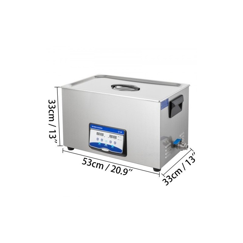 Ultraäänipesuri 30L SUS304 ruostumaton teräs koruille ja pienosille