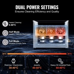 Ultraäänipesuri 15 l ruostumattomasta teräksestä 40 kHz 360 W 600 W lämmitys