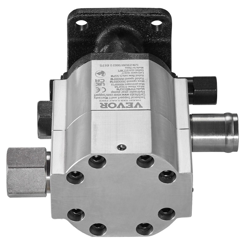 Hydraulinen hammaspyöräpumppu alumiiniseos 13GPM 3000PSI 1 tuuman sisääntulo 1/2 tuuman NPT ulostulo