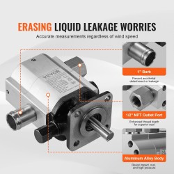 Hydraulinen hammaspyöräpumppusarja alumiinirunko 2-vaiheinen 60,6 l/min 27,6 MPa puunhalkaisijoihin