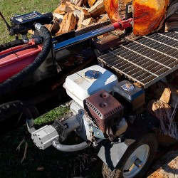 Hydraulinen hammaspyöräpumppusarja alumiinirunko 2-vaiheinen 60,6 l/min 27,6 MPa puunhalkaisijoihin
