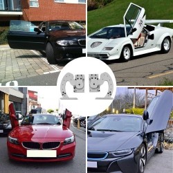 Pystysuuntainen oviasennussarja teräs pari saranaa neljä tukivartta yleissovitteinen autoihin