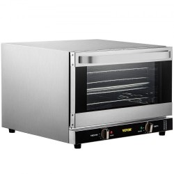 Kiertolämpöuuni 47 l 1600 W ruostumatonta terästä työtasolle 4 tasoa