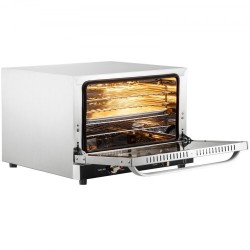 Kiertolämpöuuni 47 l 1600 W ruostumatonta terästä työtasolle 4 tasoa