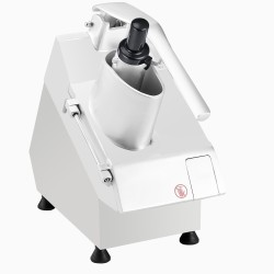 Elintarvikekone vihannesleikkuri ruostumatonta terästä ja alumiinia 2 syöttöaukkoa 6 irrotettavaa terää