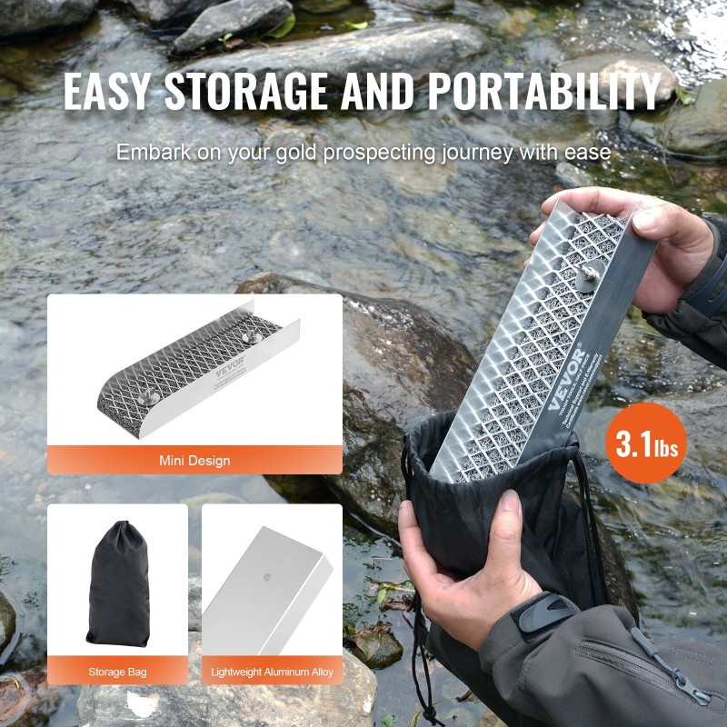 Kultapesusarja 16 osaa 12 tuuman ruosteenkestävä alumiiniluisti seulat magneetti nyörireppu