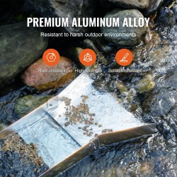 Kullanhuuhdontasetti 23 osaa alumiininen 127 cm vesipato