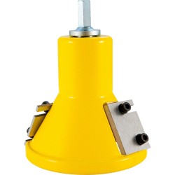 Tappijyrsin 38 mm alumiini- ja teräsrunkoinen 4 terää