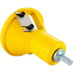 Tappijyrsin 38 mm alumiini- ja teräsrunkoinen 4 terää