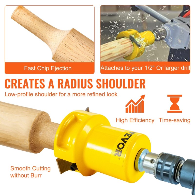 Tappiteräsarja alumiini- ja teräsrunkoinen 25,4 38 50,8 mm pyörötappeihin kaarevilla kaksoisterillä