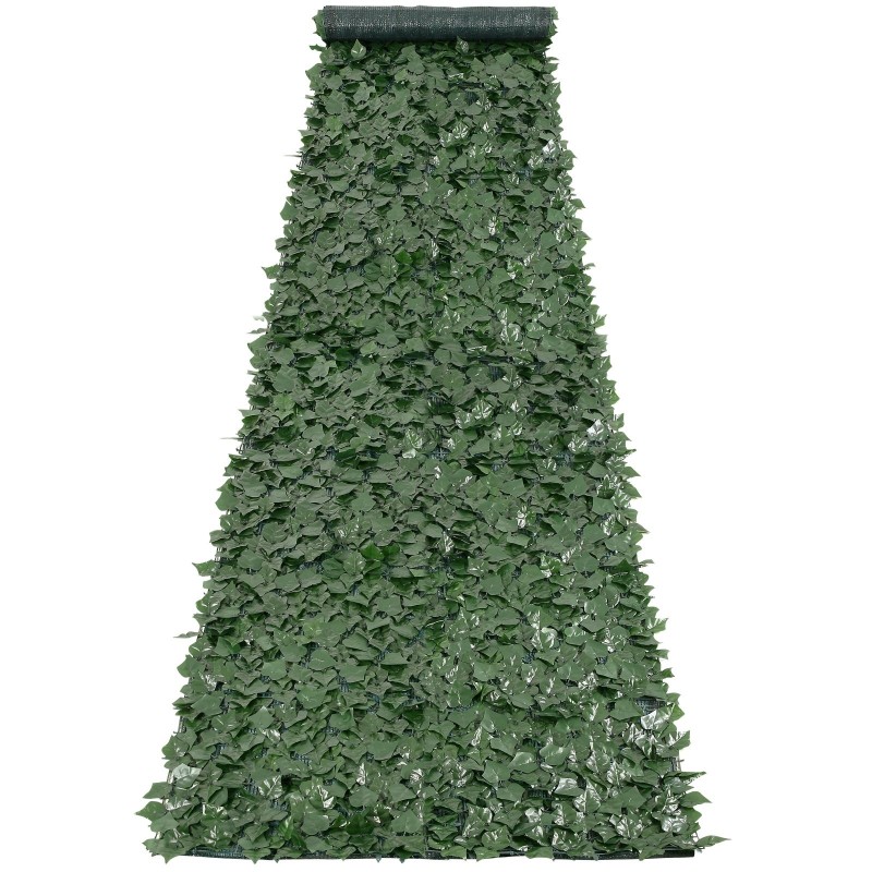 Tekoaitaköynnös 1 x 5 m silkkikangaslehdillä muovirunkoinen polyeteeniverkkotaustalla ulkokäyttöön