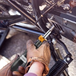 Säädettävä momenttiruuvimeisseli kromivanadiiniteräs alumiiniseos 1/4 tuuman käyttövarsi 18 kärkeä kotelo